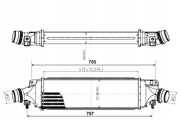 фото №10, Nrf 30780 радиаторов воздуха наддувный