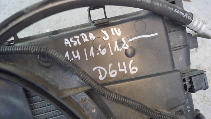 фото №12, Радіатор вентилятор opel astra j 1.6 b d646