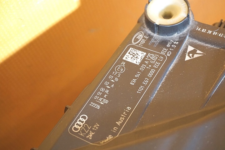 фото №14, Audi q3 83a 17km лампы перед полный led комплектные 83a941033a / 83a941034a