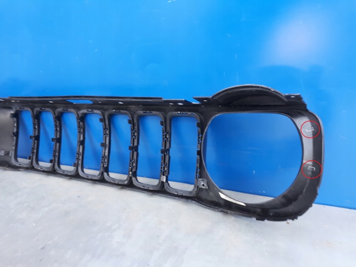 фото №9, Jeep renegade рестайлінг 2018 2019 2020 18- решітка радіатора решітка