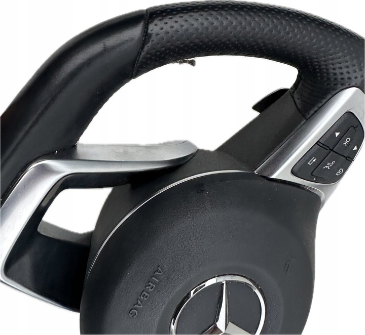фото №6, Руль amg кожа лепестки mercedes c w205 glc w253 e w213 w238 s w222