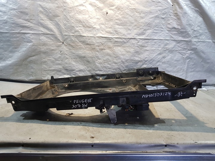 фото №9, Pas переднее peugeot 307 sw + замок капота + жгут штекер вентилятора