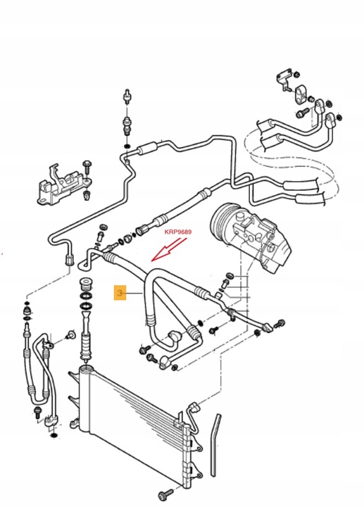 фото №10, Seat vw skoda шланг кондиціонера 6q0820721s