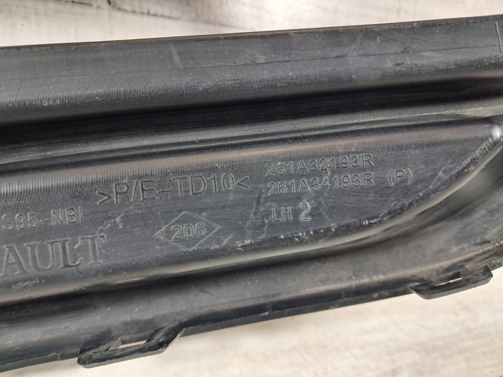 фото №7, Renault megane iii рестайлінг решітка бампера лівий перед передня 261a32193r