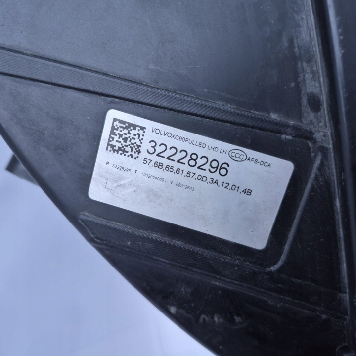 фото №10, Volvo xc90 ii рестайлінг 19- фара ліва перед передня повний led 32228296