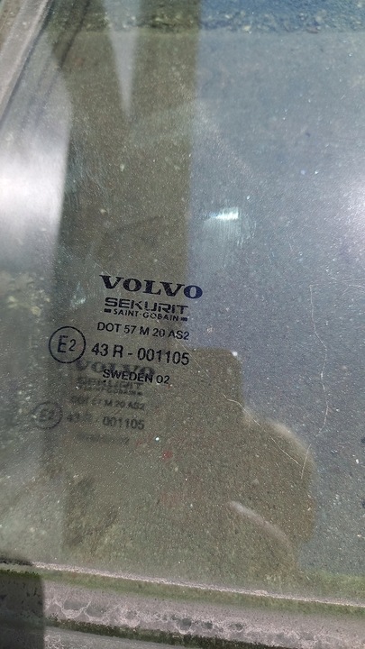фото №3, Стекло левая зад volvo s60 2.4d5 02r