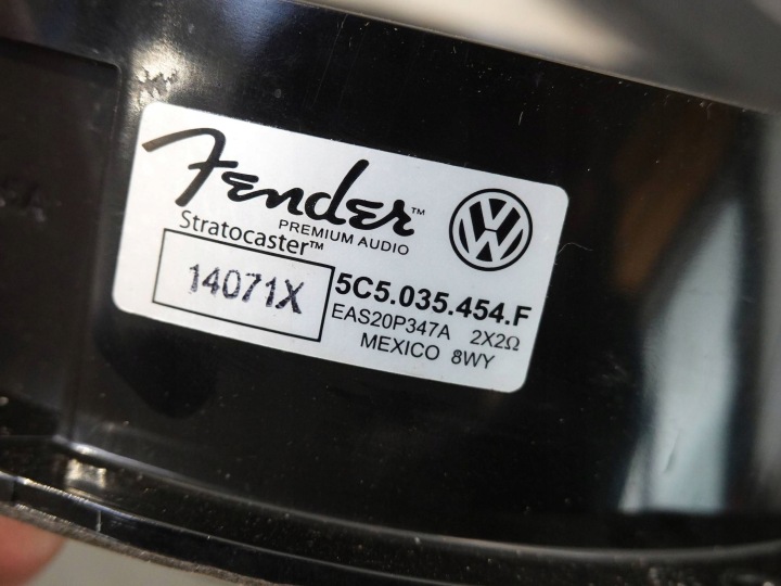 фото №8, Vw beetle 5c динаміки динамік двері перед зад сабвуфер fender комплект