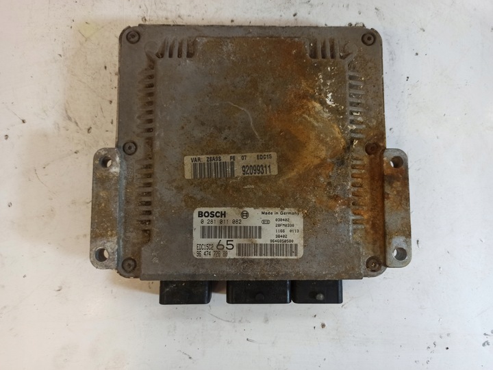 фото №7, Peugeot 607 2.0 hdi компьютер двигателя 0281011082