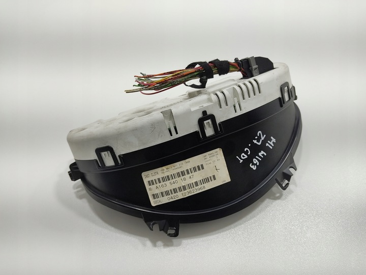 фото №7, Спідометр  mercedes ml w163 2.7 cdi a1635401847 1997-2001 європа