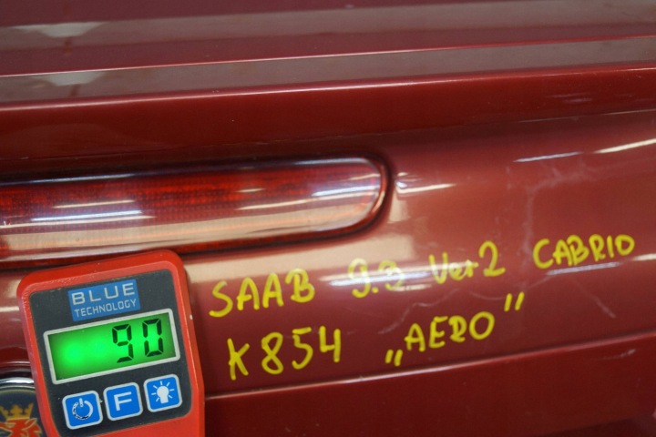 фото №15, Saab 9-3 ii 93 cabrio крышка зад aero спойлер k854