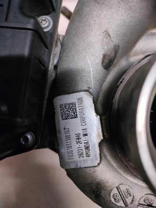 фото №5, Турбина турбонагнетатель kia spotage iv hyundai tucson 2.0 crdi 28231-2f910