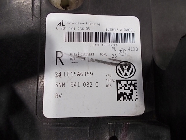 фото №12, Vw tiguan ii 17-22 полный led лампа правая org !