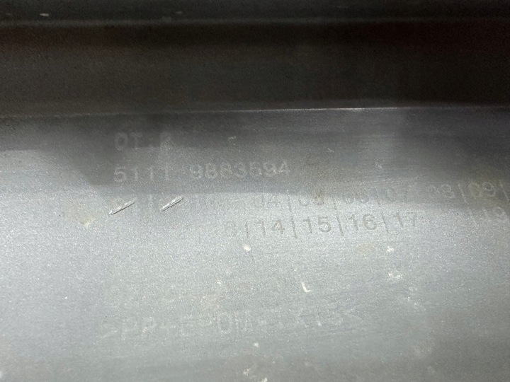 фото №3, Bmw x1 u11 планка спойлер бампера перед передняя