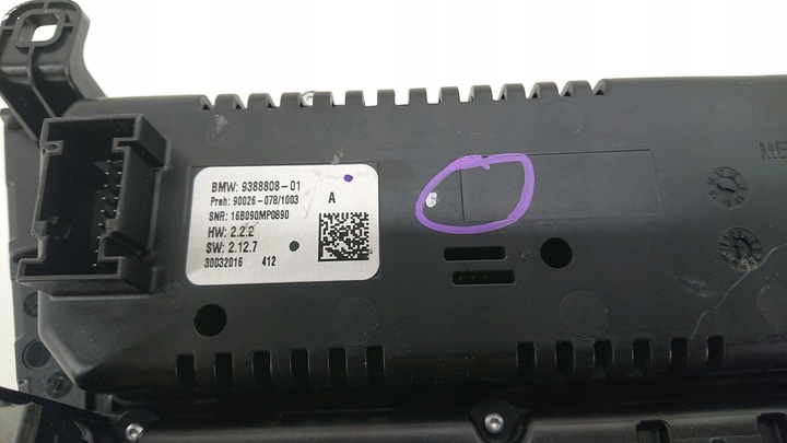 фото №7, Bmw x5 f15 x6 f16 панель кондиціонера радіо