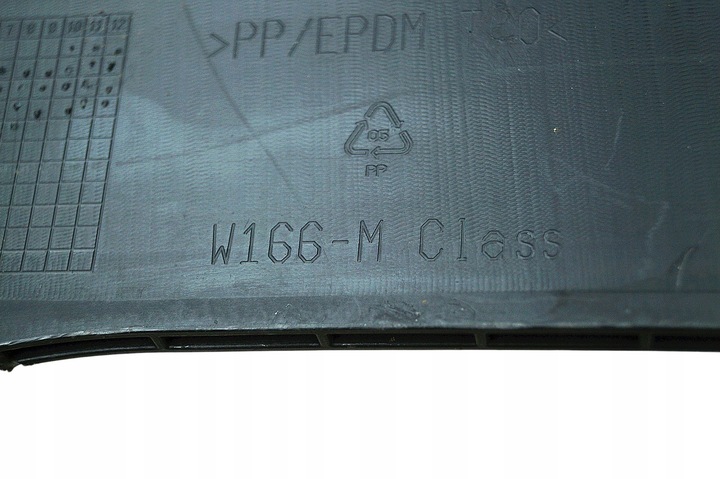 фото №14, Накладка диффузор спойлер бампера зад mercedes ml w166