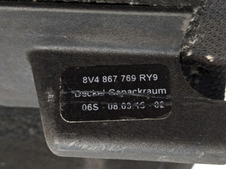 фото №8, Полка багажника зад 8v4867769 audi a3 8v 5d sportback 2012-