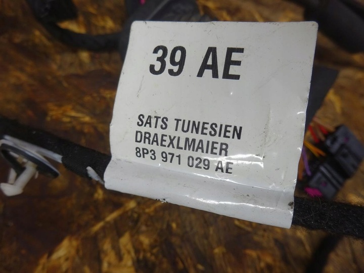 фото №3, Audi a3 8p 8p3 3d жгут дверь левая перед передняя 8p3971029ae