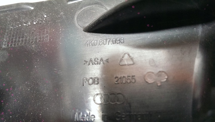 фото №7, Ползун бампера правые перед audi a6 c8 4k0807098