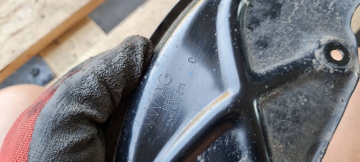 фото №6, Q7 4m ii захист диск гальмівної лівий зад 4m0615611c