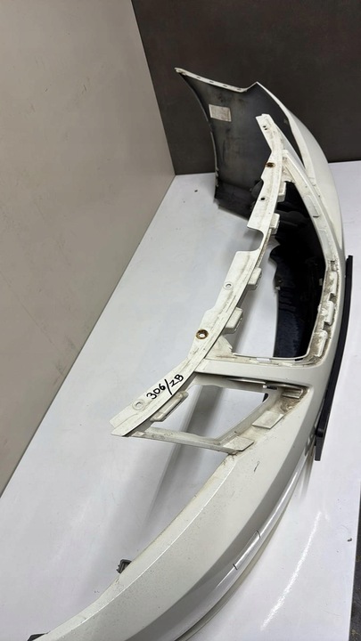 фото №7, Бампер переднее saab 9-3 ii 93 оригинальный номер рестайлинг 07-11r. цвет 306 белый