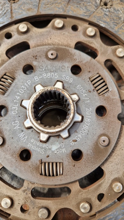 фото №7, Vw skoda seat audi сцепление прижим диск двухмассовый маховик 03l141026c 03l141031p