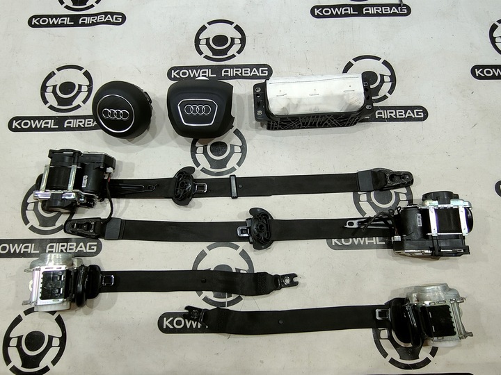 фото №7, Audi a4 b9 8w панель консоль подушка безпеки подушки ремені оригінал демонтаж