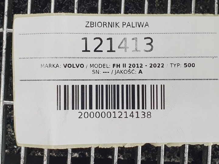 фото №10, Бак bak пального volvo fh13 ii 500 20503507 21210530