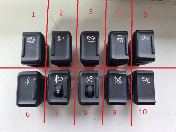 фото №1, Перемикач вимикач клавіша daf xf cf 106 євро 6