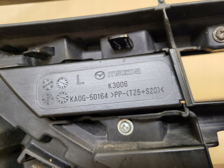 фото №15, Решітка решітка радіатора бампера перед решітка планка хром mazda cx5 i рестайлінг cx-5 lf оригінальний номер