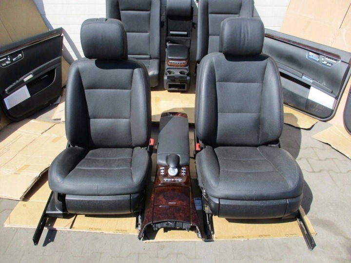 фото №7, Mercedes w221 221 рестайлінг 4matic сидіння диван тунель комплект