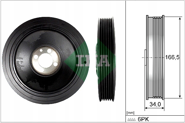 фото №1, Ina колесо пасове вала колінчастого alfa romeo giulia giulietta mito fiat