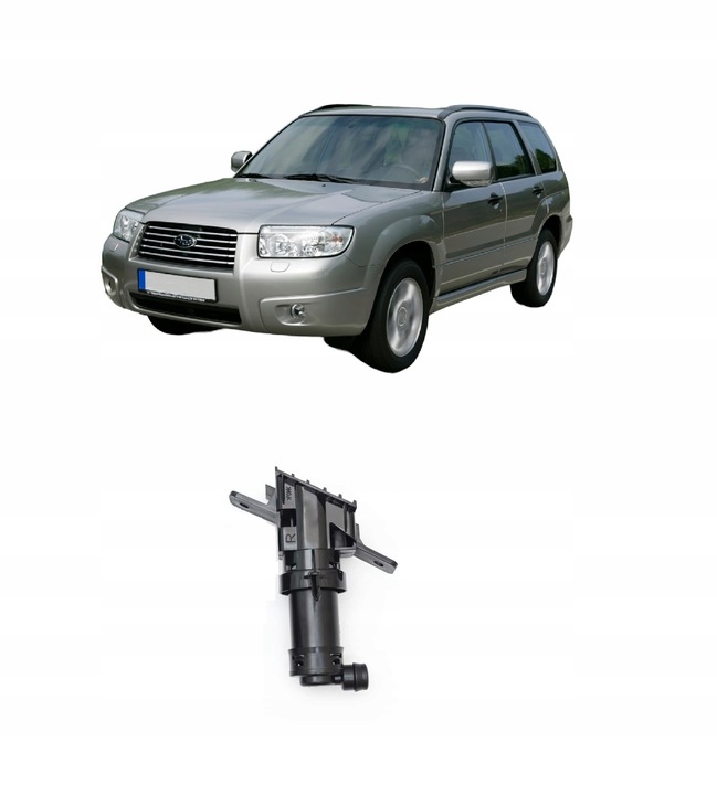 фото №1, Праві пасажир розпилювач фара лампи subaru forester 05-08