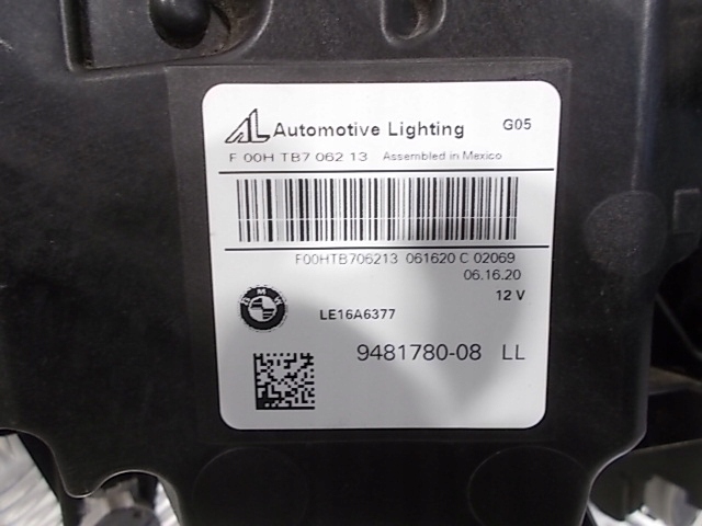 фото №14, Лампа bmw x5 g05 x6 g06 18-23 повний led 9481780 оригінал європа