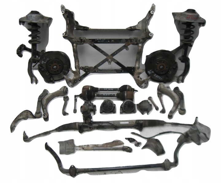 фото №1, Амортизатор поворотный кулак перед audi q5 8r 3.2 fsi