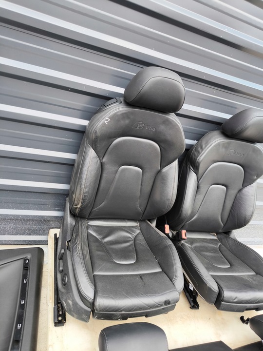 фото №7, Сидіння сидіння audi a5 8t купе шкіра s line bez підігріву комплект 2 !!!