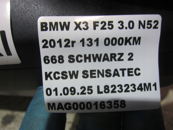 фото №12, Bmw x3 f25 x4 сидіння переднє лівий водія чорний sensatec 52107240055 європа