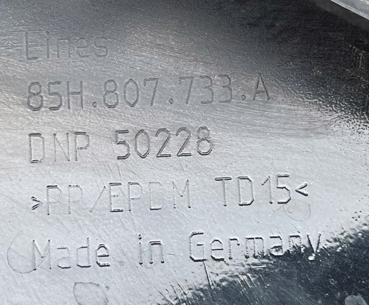 фото №10, Audi q6 e-tron спойлер накладка бампера перед 85h807733a