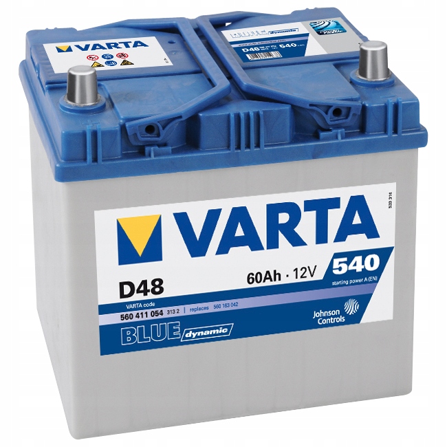 Купить VARTA BLUE DYNAMIC 60AH 540A (D48) mme56534w из Польши в