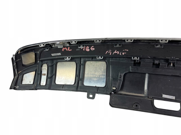 фото №7, Диффузор накладка бампера зад хром mercedes w166 166 ml amg a1668804340