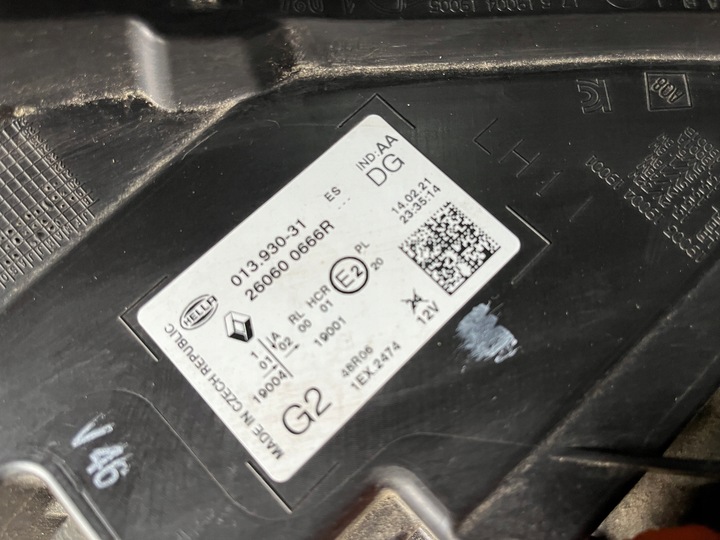 фото №15, 116 renault captur ii полный led лампа левая 260600666r