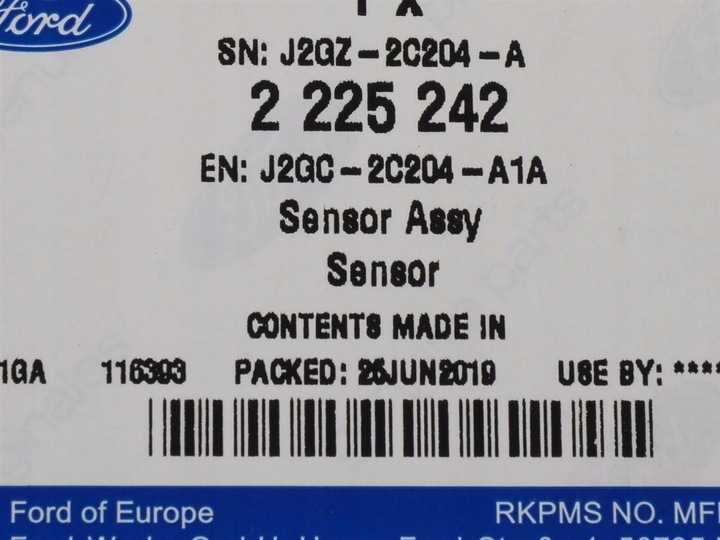 фото №14, Датчик abs правый перед - ford edge