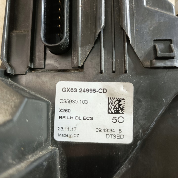 фото №14, Jaguar xf 2.2 15- замок двері лівий перед зад usa