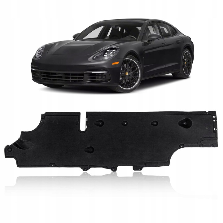 фото №1, Тканевый защита шасси правая 971825522f porsche panamera ii 971 2016+