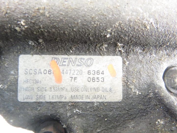 фото №6, Компрессор кондиционера toyota corolla _e12_ 2.0 d-4d 447220-6364