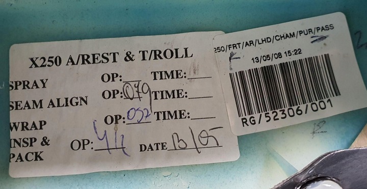 фото №8, Оббивка боковина праві перед jaguar xf x250 європа