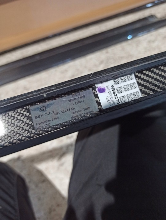 фото №7, Bentley gt gtc пороги карбон 3sd071996 3sd071995