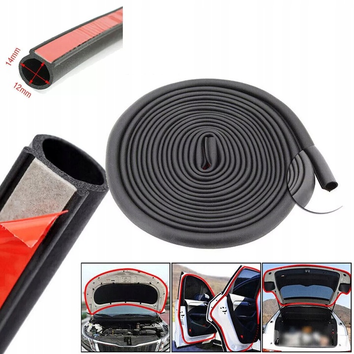 фото №2, Защита краю дверь автомобиля, универсальный резиновая планка уплотнительная