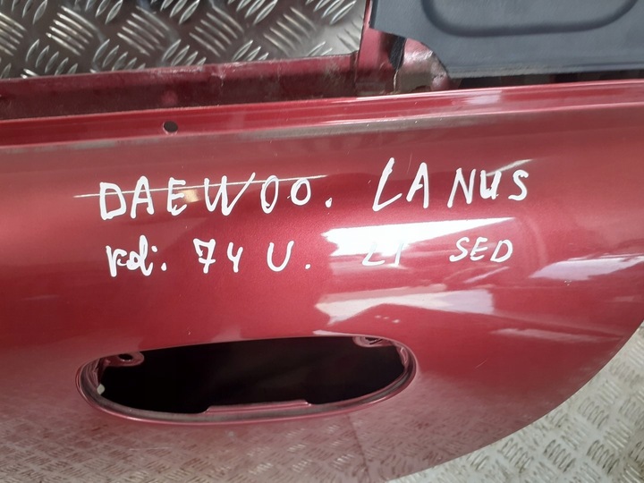 фото №3, Дверь левый зад daewoo lanos 74u