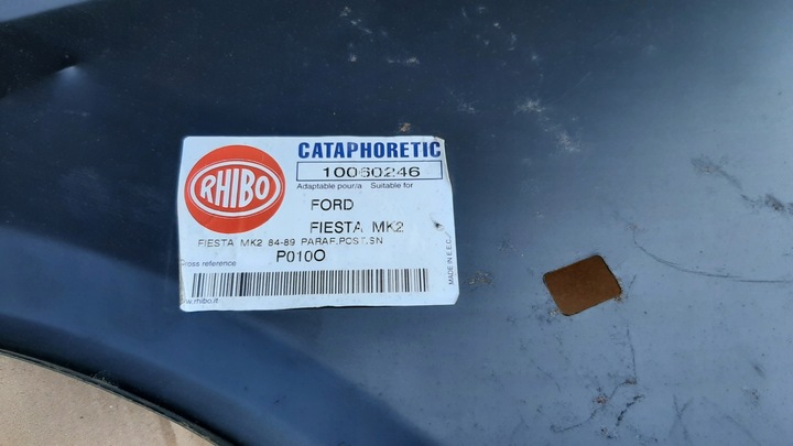 фото №6, Ford fiesta mk2 крило зад задній 3d правий 84-89