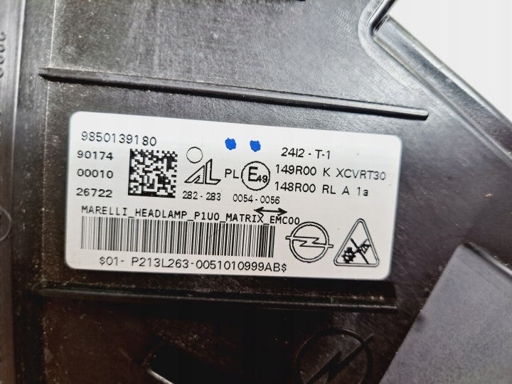 фото №13, Opel grandland x рестайлинг фара левая полный led 9850139180